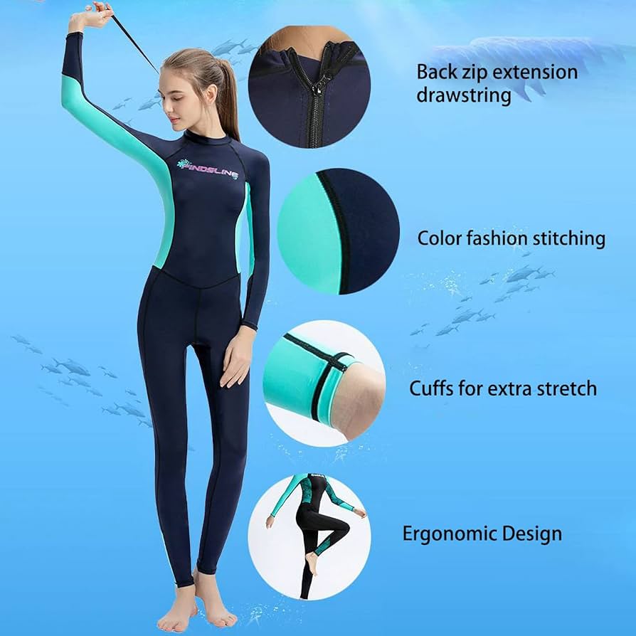 夏物1点のみ❣️ウェットスーツ レディース ブラック シュノーケリング サーフィン Amazon.co.jp: 夏の女性用ウェットスーツ長袖ナイロンフル